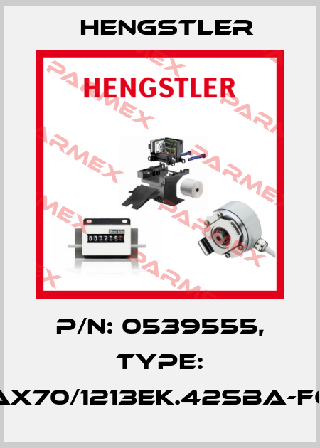 p/n: 0539555, Type: AX70/1213EK.42SBA-F0 Hengstler