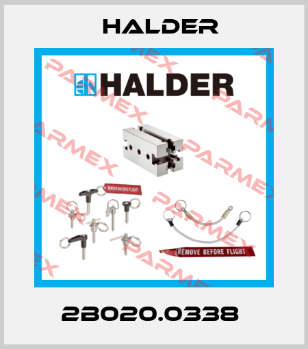 2B020.0338  Halder