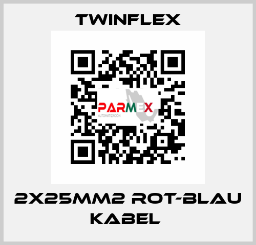 2X25MM2 ROT-BLAU KABEL  Twinflex