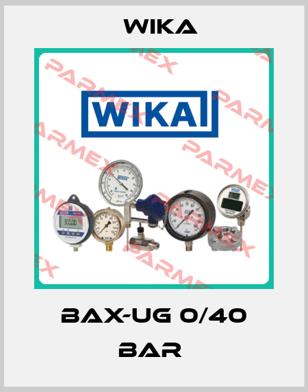 BAX-UG 0/40 bar  Wika