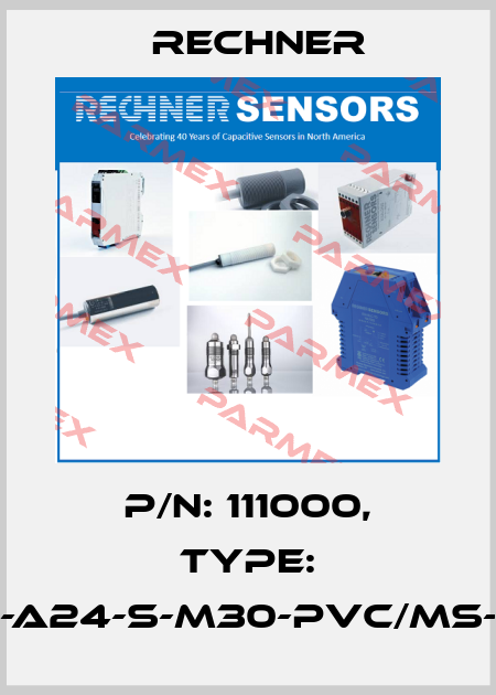 p/n: 111000, Type: IAS-10-A24-S-M30-PVC/MS-Z02-0 Rechner