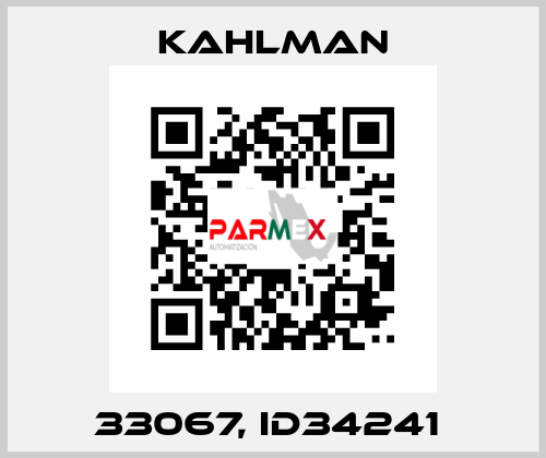 33067, ID34241  Kahlman