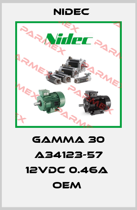 Gamma 30 A34123-57 12VDC 0.46A  OEM  Nidec