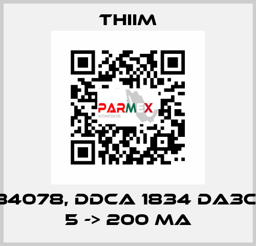 34078, DDCA 1834 DA3C, 5 -> 200 MA Thiim