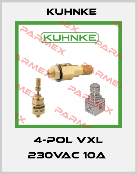 4-pol vxl 230VAC 10A  Kuhnke