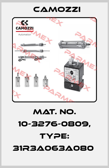 Mat. No. 10-3276-0809, Type: 31R3A063A080  Camozzi