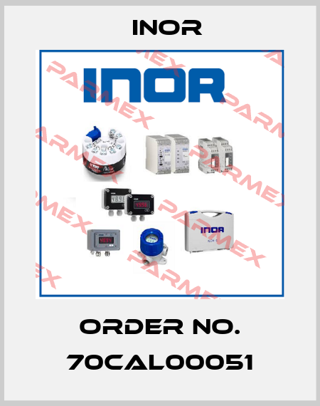 Order No. 70CAL00051 Inor