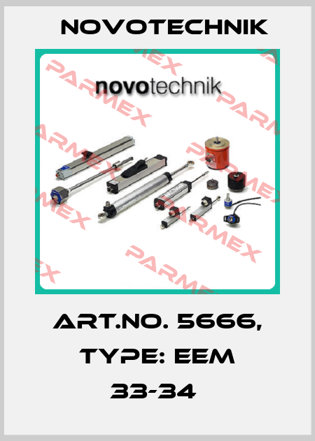 Art.No. 5666, Type: EEM 33-34  Novotechnik