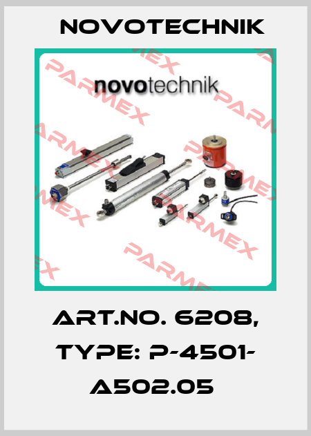 Art.No. 6208, Type: P-4501- A502.05  Novotechnik