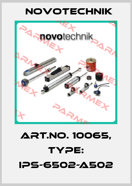 Art.No. 10065, Type: IPS-6502-A502 Novotechnik