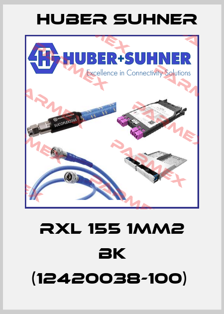 RXL 155 1MM2 BK (12420038-100)  Huber Suhner