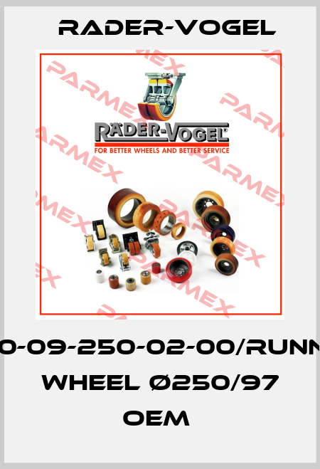 3000-09-250-02-00/Runnimg Wheel Ø250/97 oem  Rader-Vogel