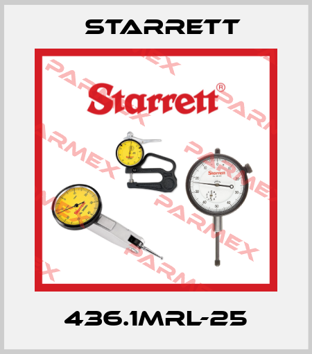 436.1MRL-25 Starrett