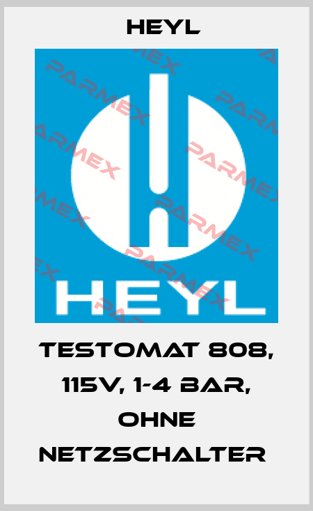 Testomat 808, 115V, 1-4 bar, ohne Netzschalter  Heyl