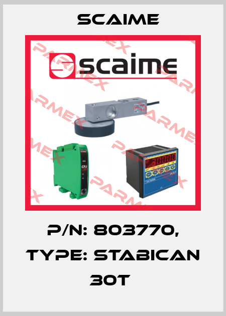 P/N: 803770, Type: STABICAN 30t  Scaime