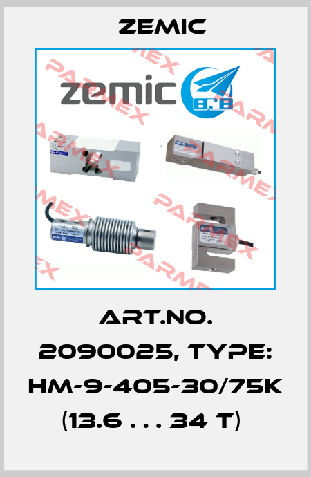 Art.No. 2090025, Type: HM-9-405-30/75K (13.6 … 34 t)  ZEMIC