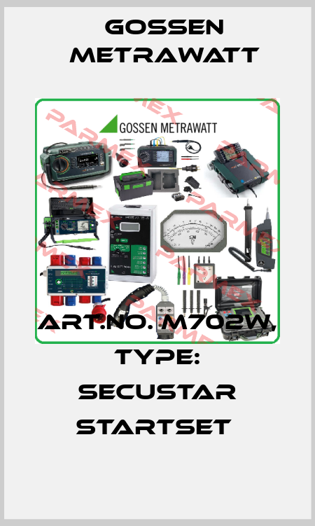 Art.No. M702W, Type: SecuStar Startset  Gossen Metrawatt