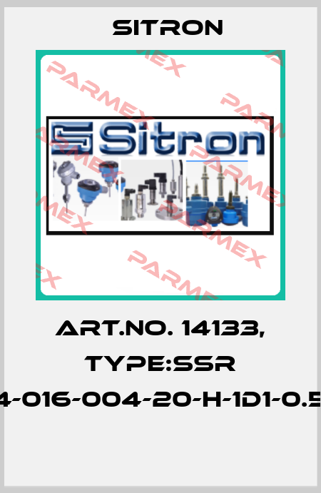 Art.No. 14133, Type:SSR 01-4-016-004-20-H-1D1-0.5-J8  Sitron