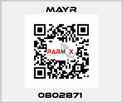 0802871  Mayr