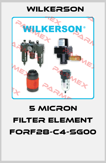 5 MICRON FILTER ELEMENT FORF28-C4-SG00  Wilkerson