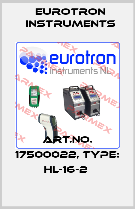 Art.No. 17500022, Type: HL-16-2  Eurotron Instruments