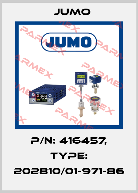 p/n: 416457, Type: 202810/01-971-86 Jumo