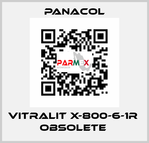 VITRALIT X-800-6-1R  Obsolete  Panacol