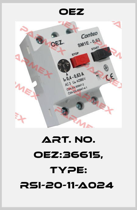 Art. No. OEZ:36615, Type: RSI-20-11-A024  OEZ