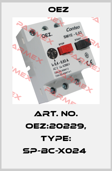 Art. No. OEZ:20229, Type: SP-BC-X024  OEZ