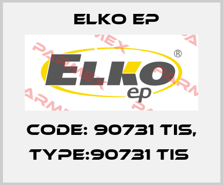 Code: 90731 TIS, Type:90731 TIS  Elko EP