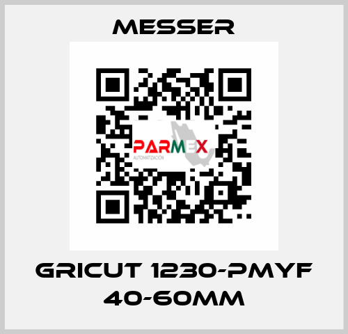 Gricut 1230-PMYF 40-60mm Messer