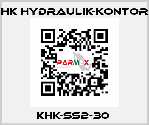 KHK-SS2-30  HK HYDRAULIK-KONTOR