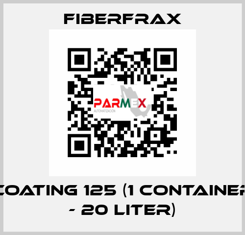 COATING 125 (1 container - 20 liter) Fiberfrax