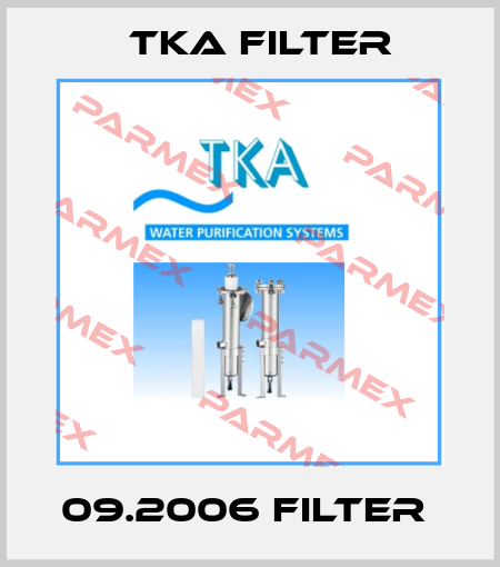 09.2006 filter  TKA Filter