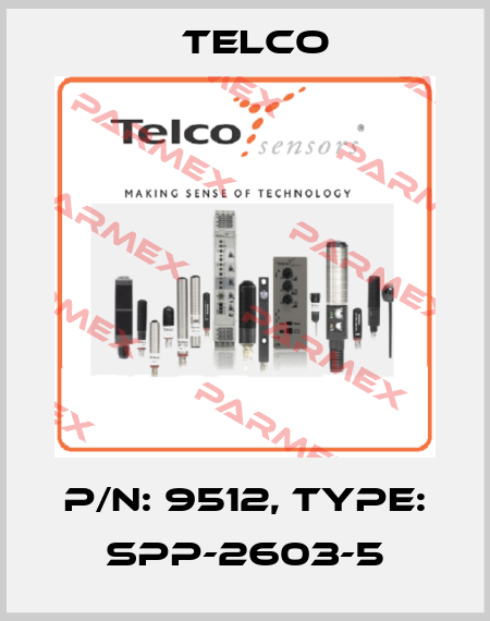 p/n: 9512, Type: SPP-2603-5 Telco