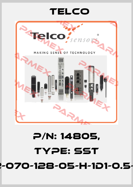 p/n: 14805, Type: SST 02-070-128-05-H-1D1-0.5-J5 Telco