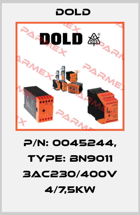 p/n: 0045244, Type: BN9011 3AC230/400V 4/7,5KW Dold