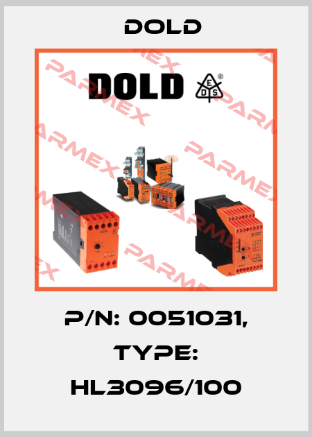p/n: 0051031, Type: HL3096/100 Dold