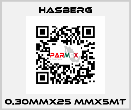 0,30MMX25 MMX5MT Hasberg