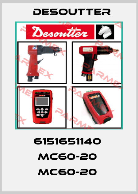 6151651140  MC60-20  MC60-20  Desoutter
