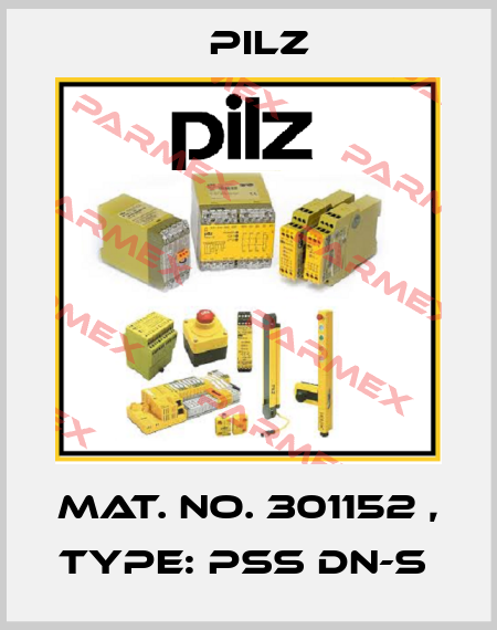 Mat. No. 301152 , Type: PSS DN-S  Pilz