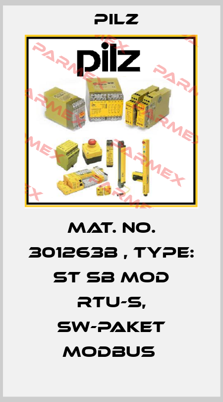 Mat. No. 301263B , Type: ST SB Mod RTU-S, SW-Paket MODBUS  Pilz
