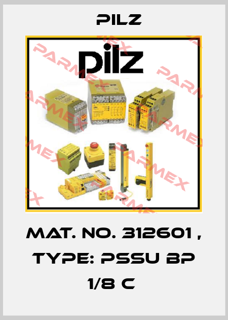 Mat. No. 312601 , Type: PSSu BP 1/8 C  Pilz