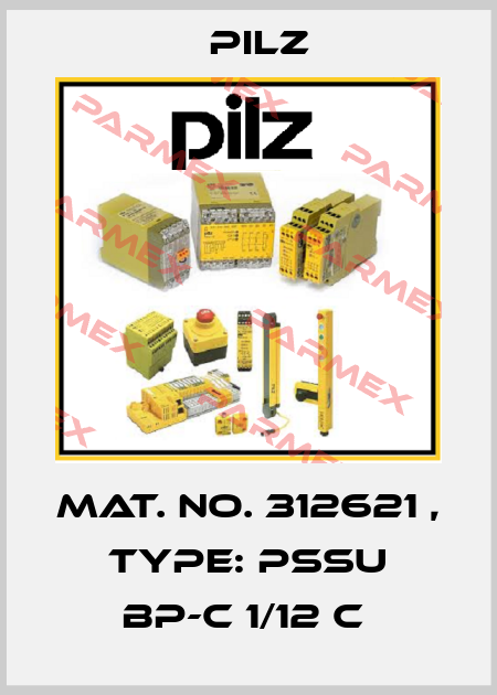 Mat. No. 312621 , Type: PSSu BP-C 1/12 C  Pilz