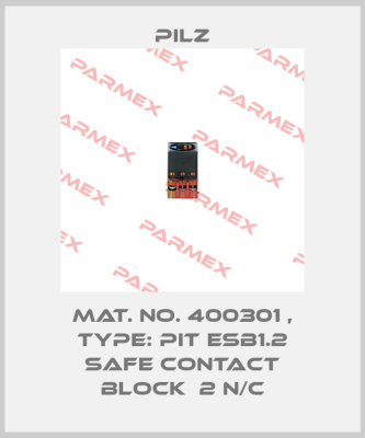 Mat. No. 400301 , Type: PIT esb1.2 safe contact block  2 n/c Pilz