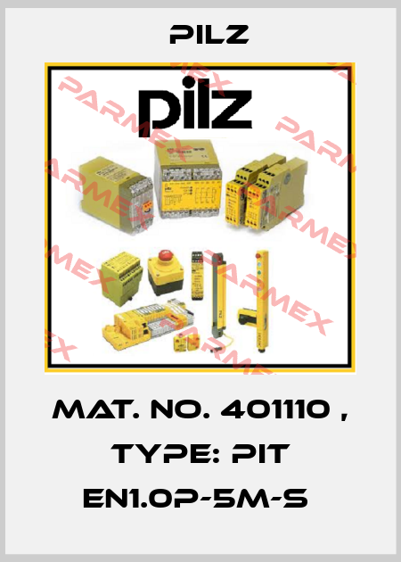 Mat. No. 401110 , Type: PIT en1.0p-5m-s  Pilz