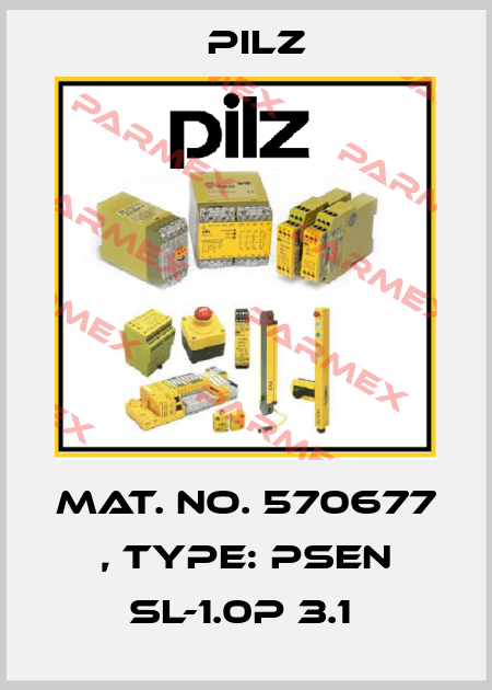 Mat. No. 570677 , Type: PSEN sl-1.0p 3.1  Pilz
