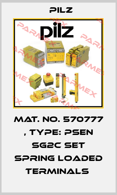 Mat. No. 570777 , Type: PSEN sg2c Set spring loaded terminals  Pilz