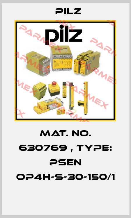 Mat. No. 630769 , Type: PSEN op4H-s-30-150/1  Pilz