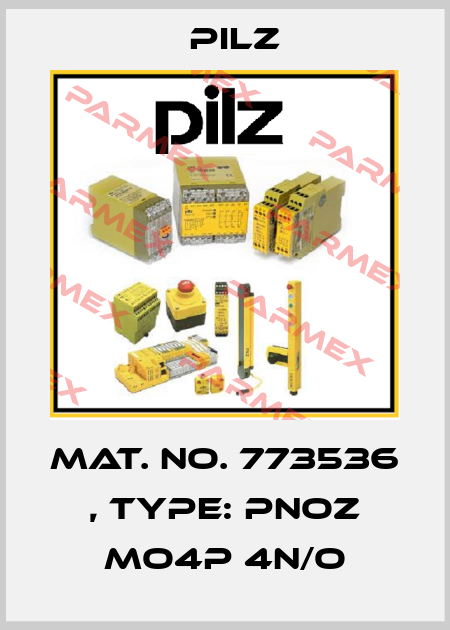 Mat. No. 773536 , Type: PNOZ mo4p 4n/o Pilz